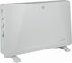 Rosberg R51974E Θερμοπομπός Δαπέδου 2500W Λευκός