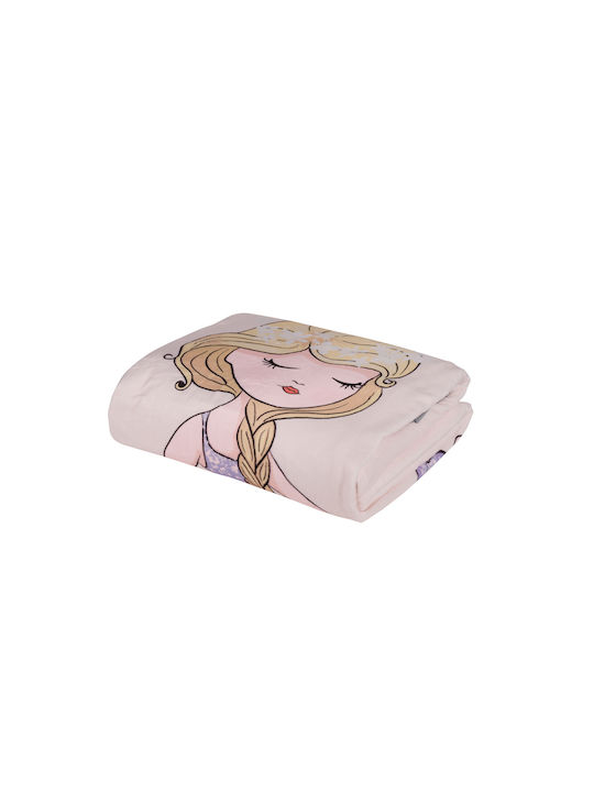 Das Home Blanket Nursery Swaddling Blankets Ballet Love Fleece Lilac Lilac, Pink 80x110cm