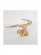 Estheti Home Decorative Sculpture Woman Gold 25x7x15.5cm 752-27072