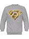 Kinder-Sweatshirt Gray