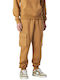 Cargo-Hose Jogginghose mit Gummizug Mustard