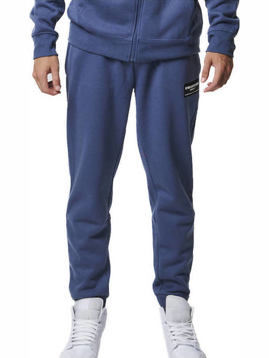 Body Action Jogginghose Glänzend mit Gummizug Blue