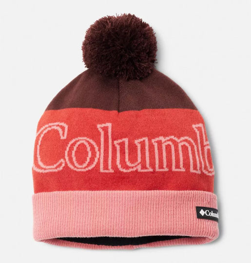 Polar Powder Beanie Unisex Fleece Σκούφος Πλεκτός σε Κόκκινο χρώμα