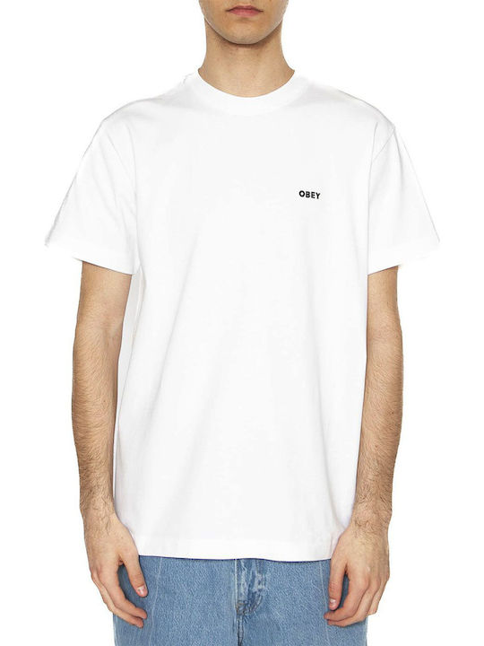 Obey T-shirt Λευκό