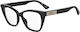 Moschino Plastic Eyeglass Frame Butterfly Black MOS642 807