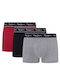 Herren Boxershorts Grey Marl 3Packung