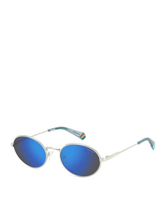 Polaroid Unisex Ochelari de soare cu Argintiu C...