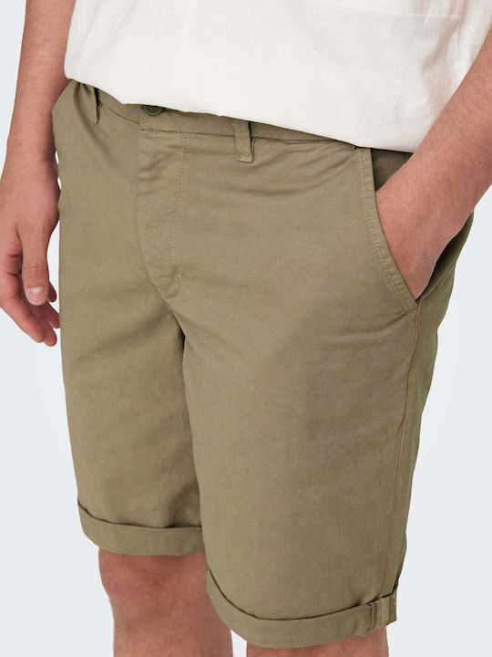 Only & Sons Herrenshorts Beige