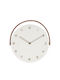 Bizzotto Josue Ceas de Perete Alb 32x5cm