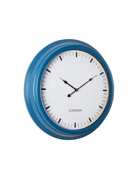 Bizzotto Mathias Wanduhr Blau 58.5x8.7cm