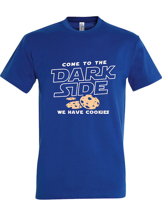 Παιδικό T-shirt Royal Blue Come To The Dark Side We Have Cookies Star Wars 6377502