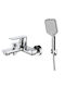 Kls Mixing Bathtub Faucet Complete Set Silver