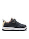 Epic Jr Low Girl Παιδικά Sneakers με Σκρατς Μαύρα