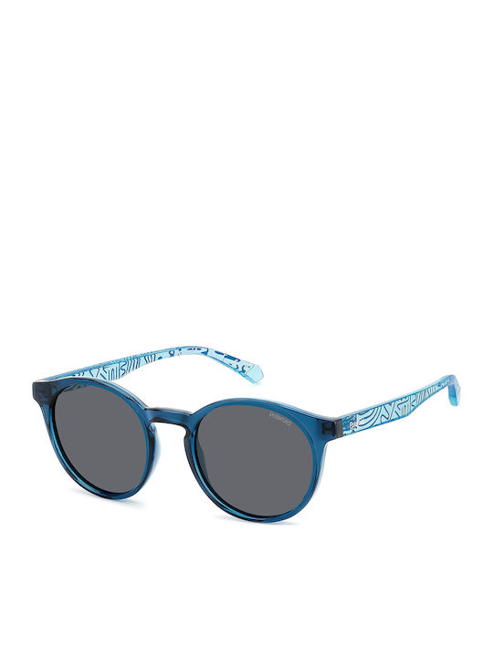 Polaroid Oval Kids Sunglasses with Polarized Bl...