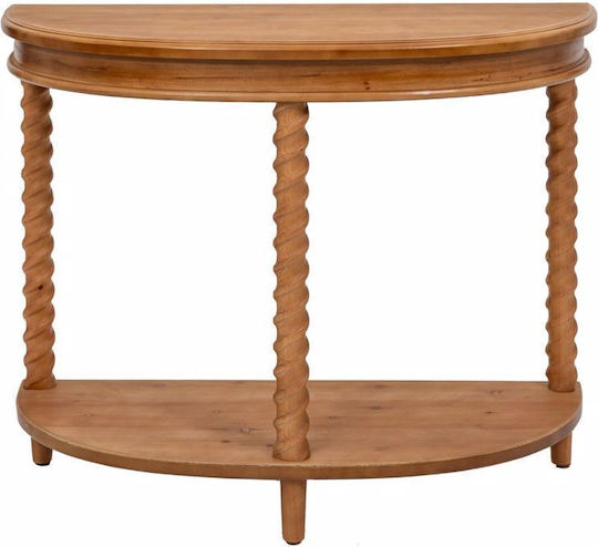 Wooden Console Table Coffee L97xW40.5xH66cm