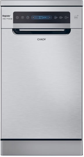 Candy Ελεύθερο Πλυντήριο Πιάτων με Wi-Fi για 10 Σερβίτσια Speed-Drive Inverter Motor Π44.8xY84.6εκ. Inox
