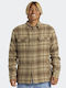 Venture Overshirt Mânecă Lungă 100% Bumbac Model Carou Bej