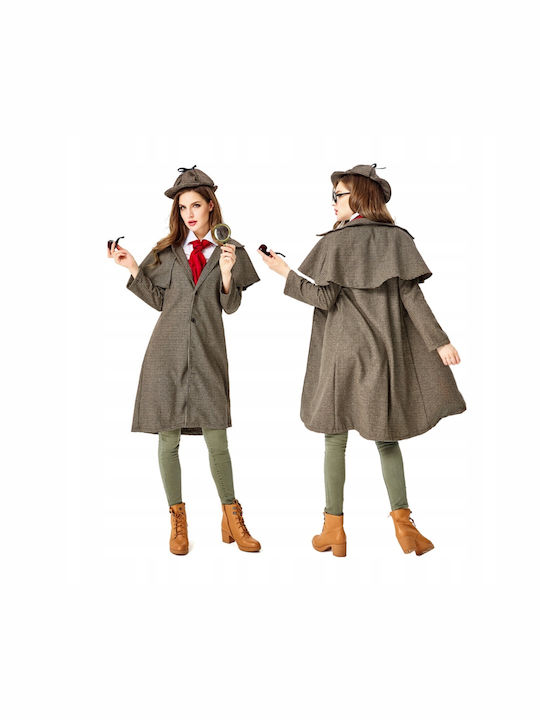 Sherlock Holmes Costume Women Sherlock Detective Disguise Halloween M