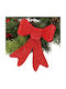 Hängender Bogen Ornament Kunststoff Rot Set 2Stück