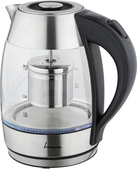 Fram Електрическа Кана 1.7л 2200W Черна