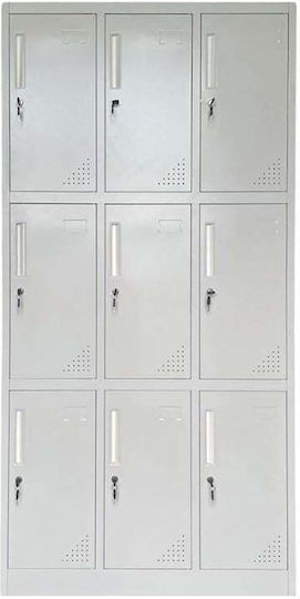Φοριαμός Locker Μεταλλικός 90x40x185εκ. Φοριαμός Locker Μεταλλικός 90x40x185εκ.