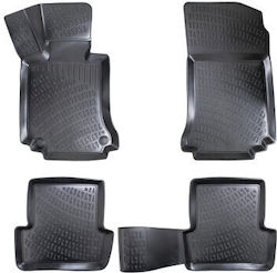 Set of Rubber Car Mats for Mercedes C Class W204 2007-2014