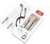 Forcell LED USB-A to Lightning Cable Black 1m (00000003)