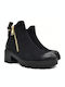 Women's Ankle Boots with Medium Heel Black