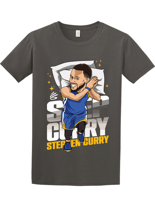 Gildan Kids' T-shirt Anthracite Curry
