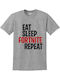Tricou pentru copii Gri Febra Fortnite