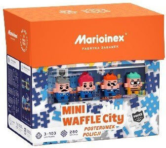 Marioinex Τουβλάκια Waffle Mini - Police Station για 3+ Ετών 280τμχ