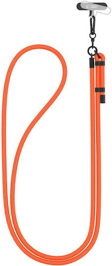 Tech-Protect Rope Crossbody Strap Каишка за врата за мобилни телефони Оранжев