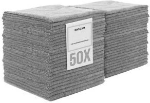 Mikrofaser Allzwecktuch 250 Gsm Chemicalworkz Allrounder Beschichtungstuch 40x40 Cm Grau Set von 50