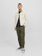 Trousers Cargo Elastic in Slim Fit Olive