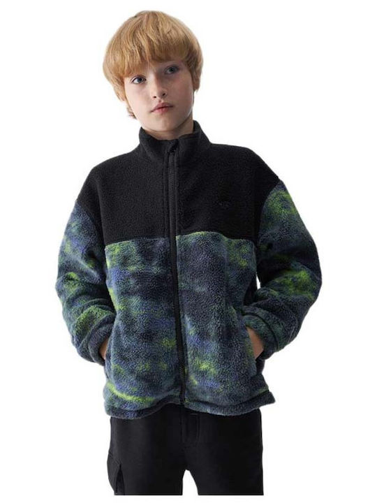 Παιδική Ζακέτα Fleece Μαύρη