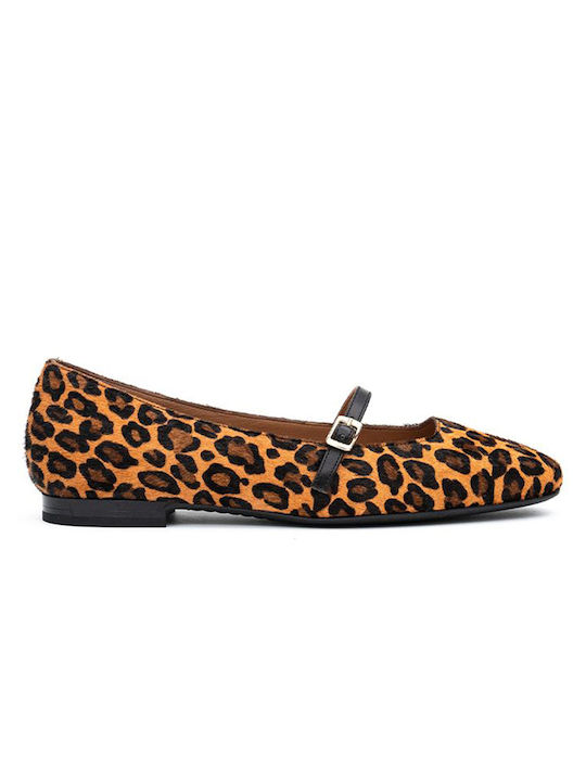 Frau Leather Ballerinas Leopard