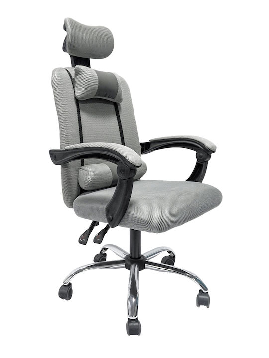HomeMarkt Croner Office Chair with Recline Grey