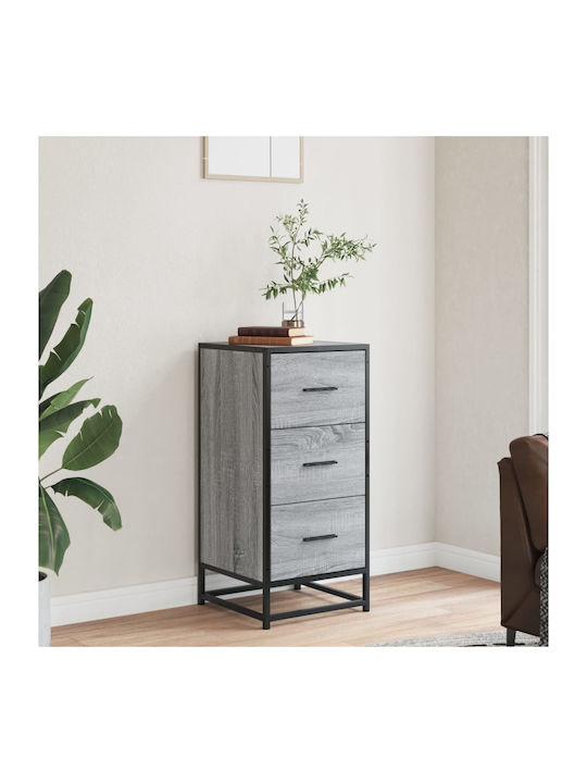 Office Storage Drawer Grey Sonoma L35.5xW35xH76cm