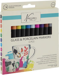 Nassau Fine Art Μαρκαδόροι Σετ 12 χρώματα
