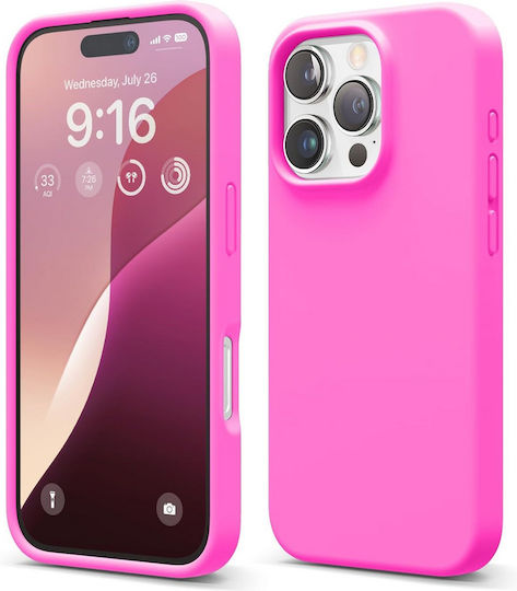 Elago Premium Liquid Back Cover Σιλικόνης Ροζ (iPhone 16 Pro)