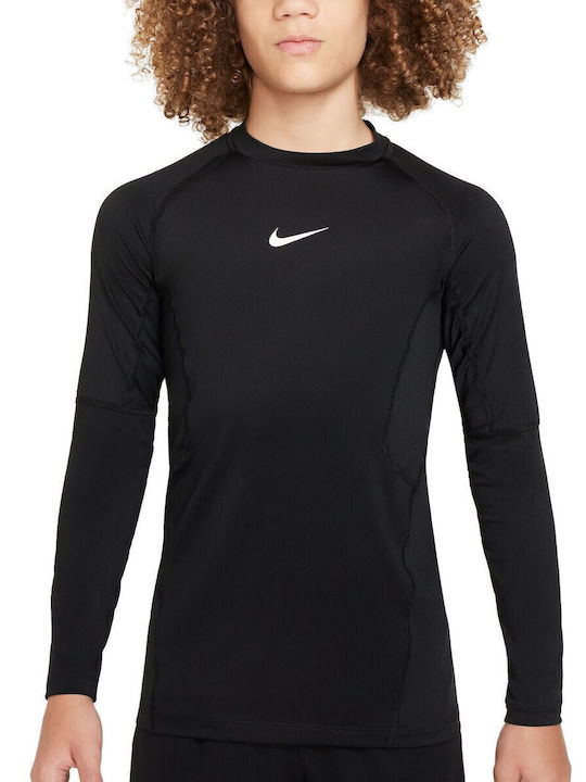 Детска блуза Dri-Fit Black Pro Dri-fit