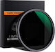 K&F Filter ND 58mm Adjustable Gray Fader ND8-ND2000 KF 101381 8870783 6936069281774