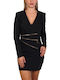 Rochie de Seara Midi Neagră