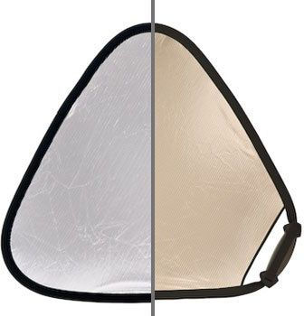 Trigrip Reflector 75 cm 2 Sides Sanlite Soft Silver La 3628 Lastolite