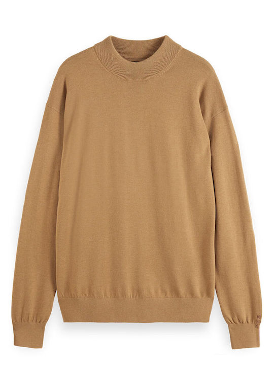 Scotch & Soda Core Langarm-Pullover Light Camel