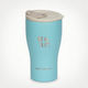 Earthwell Ποτήρι Θερμός Ανοξείδωτο BPA Free 470ml Aqua Blue με Καλαμάκι