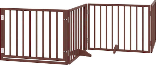 vidaXL Divider de verandă pentru Câini de Culoare Alb 320 x 60cm
