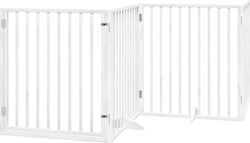 vidaXL Divider De Verandă Din Lemn Pentru Câine...