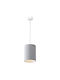 Inlight Κρεμαστό Φωτιστικό Λευκό με Ντουί E27 15x15x22εκ.