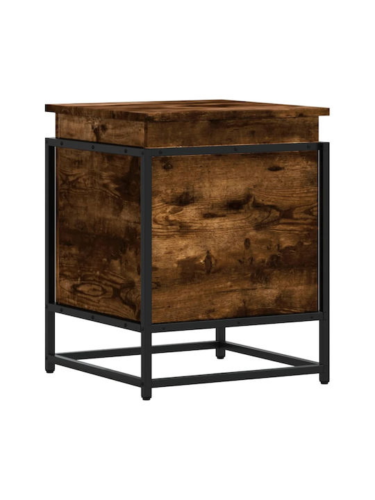 vidaXL Dekorative Truhe Hölzernes Braun 40x40x5...